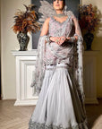 Silver Gray Mirror Garara Dress
