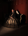 Zinnwaldite Brown Lehenga