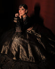 Zinnwaldite Brown Lehenga