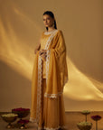 Mango Yellow Short Kurta Set