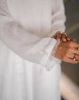 White Kurta with Pants (Set of 2)