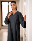Grayish blue Kurta with Pants (Set of 2)