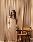 Muted gold Kurta with Pants (Set of 2)