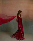 Ruby Velvet Luxe Suit Set
