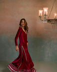 Ruby Velvet Luxe Suit Set