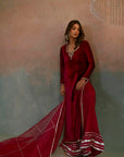 Ruby Velvet Luxe Suit Set