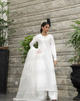 Khushboo & Pankaj Ivory White Pure Silk Kurta Set (Silk Serenity)