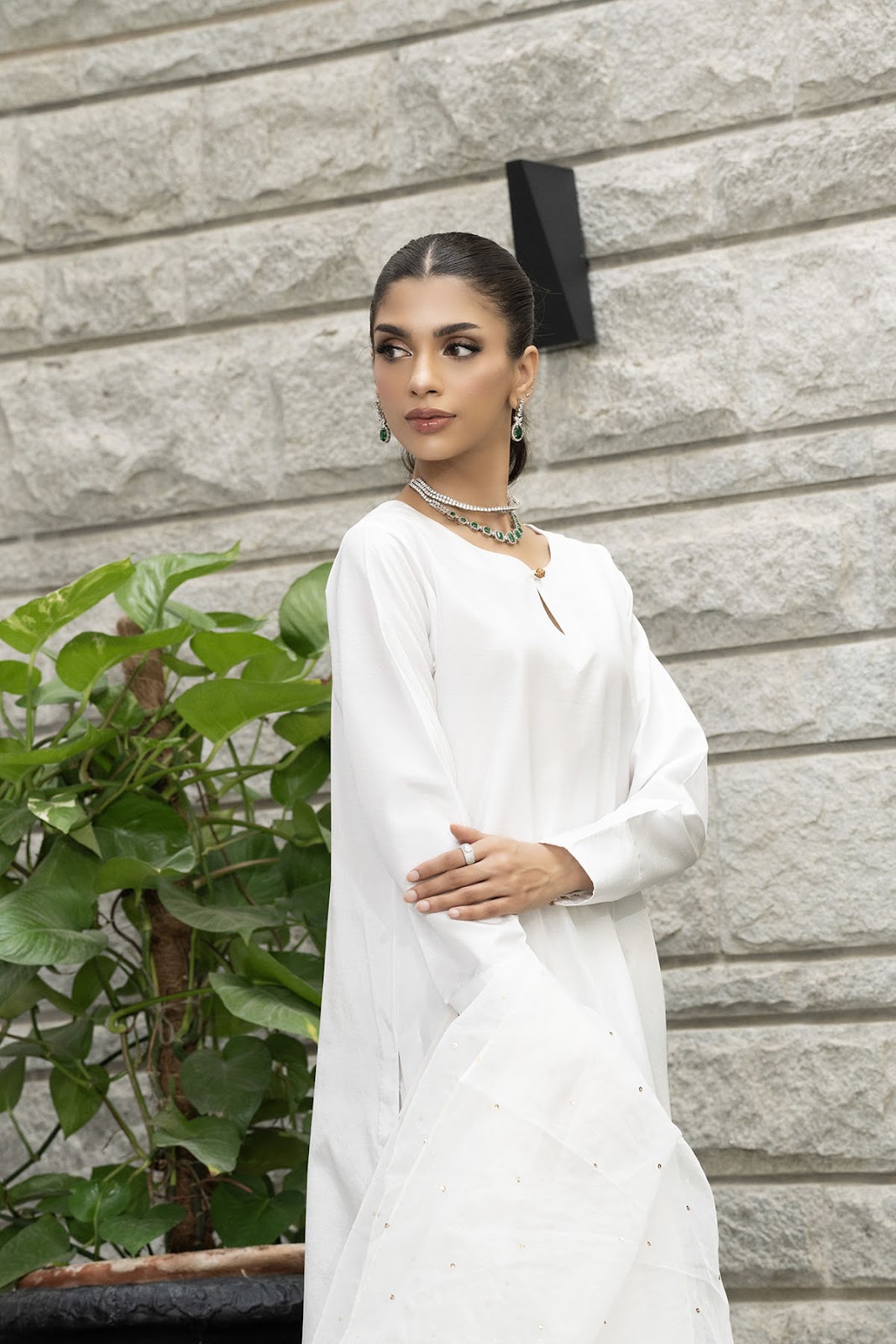 Khushboo &amp; Pankaj Ivory White Pure Silk Kurta Set (Silk Serenity)