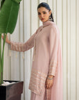 Khushboo & Pankaj Dusty Rose Embroidered Suit Set with Dupatta