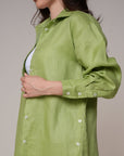 Khushboo & Pankaj Green Reverie Linen Relaxed Co-Ord Set