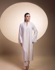 Khushboo & Pankaj Ivory Pintuck Kurta Set