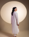Khushboo & Pankaj Ivory Pintuck Kurta Set