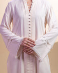 Khushboo & Pankaj Ivory Pintuck Kurta Set