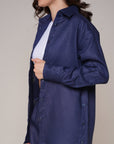 Khushboo & Pankaj Midnight Navy Linen Relaxed Co-Ord Set