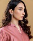 Khushboo & Pankaj Rose Sand Embroidered Kurta Palazzo Set