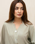 Khushboo & Pankaj Stone Veil Cotton Tunic Co-Ord Set
