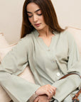 Khushboo & Pankaj Stone Veil Cotton Tunic Co-Ord Set