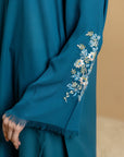 Khushboo & Pankaj Teal Embroidered Kurta Set