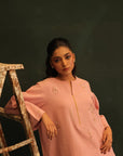 Khushboo & Pankaj Blush Petal Embroidered Kurta Set