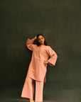 Khushboo & Pankaj Blush Petal Embroidered Kurta Set