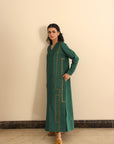 Khushboo & Pankaj Forest Threadwork Kurta Set