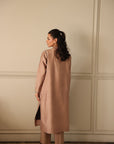 Khushboo & Pankaj Sandstone Kurta with Botanical Accents