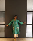 Khushboo & Pankaj Botanical Threadwork Kurta Set