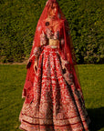 Ethereal East lehenga set