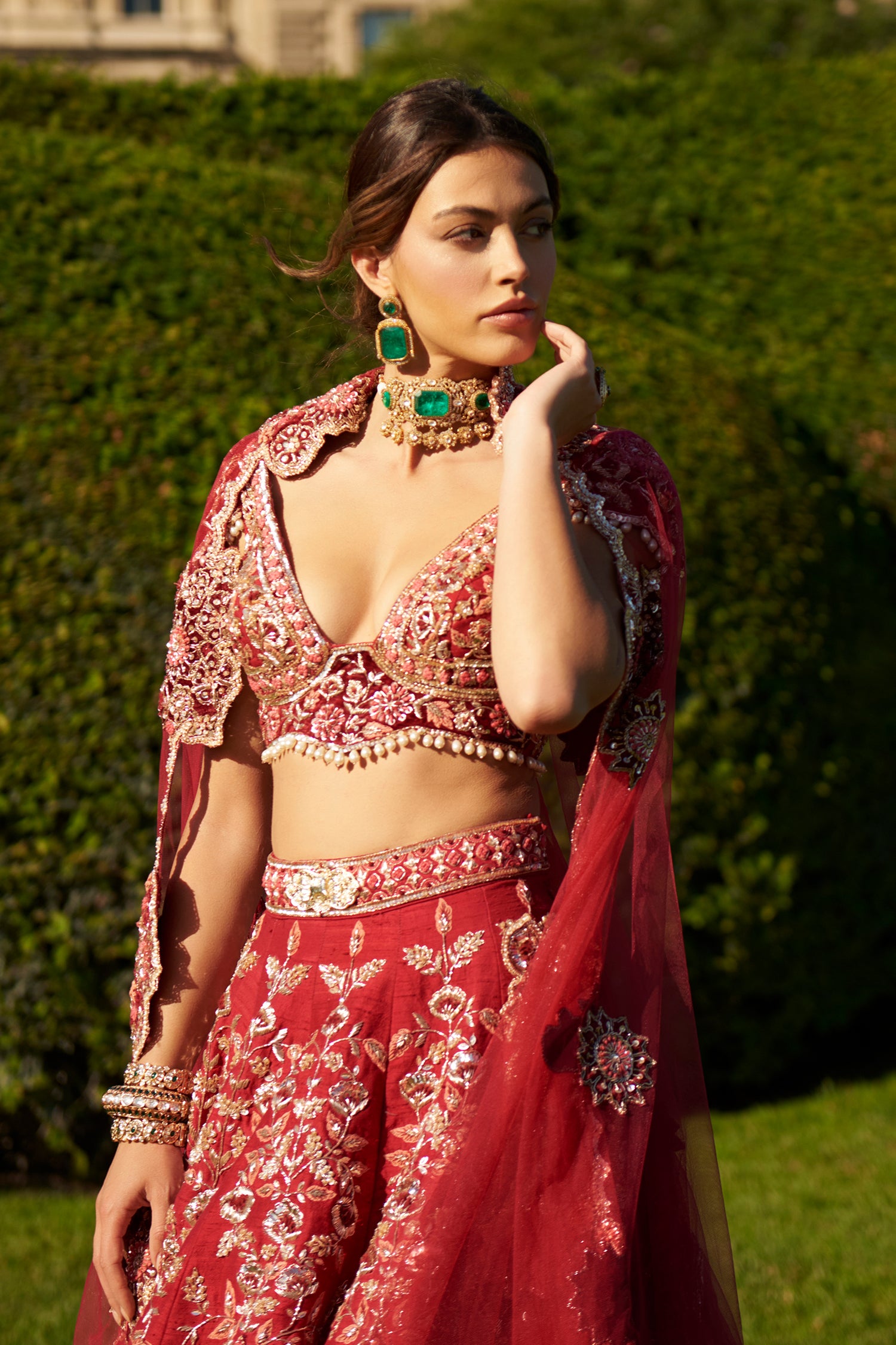 Ethereal East lehenga set