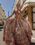 Marron & Ivory Lehenga set