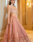 Peach me Perfect lehenga set