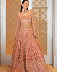 Peach me Perfect lehenga set