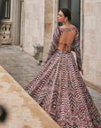 Wisper of Wine Lehenga Set