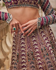 Wisper of Wine Lehenga Set
