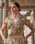 Anant Pichwai Saga Lehenga Set