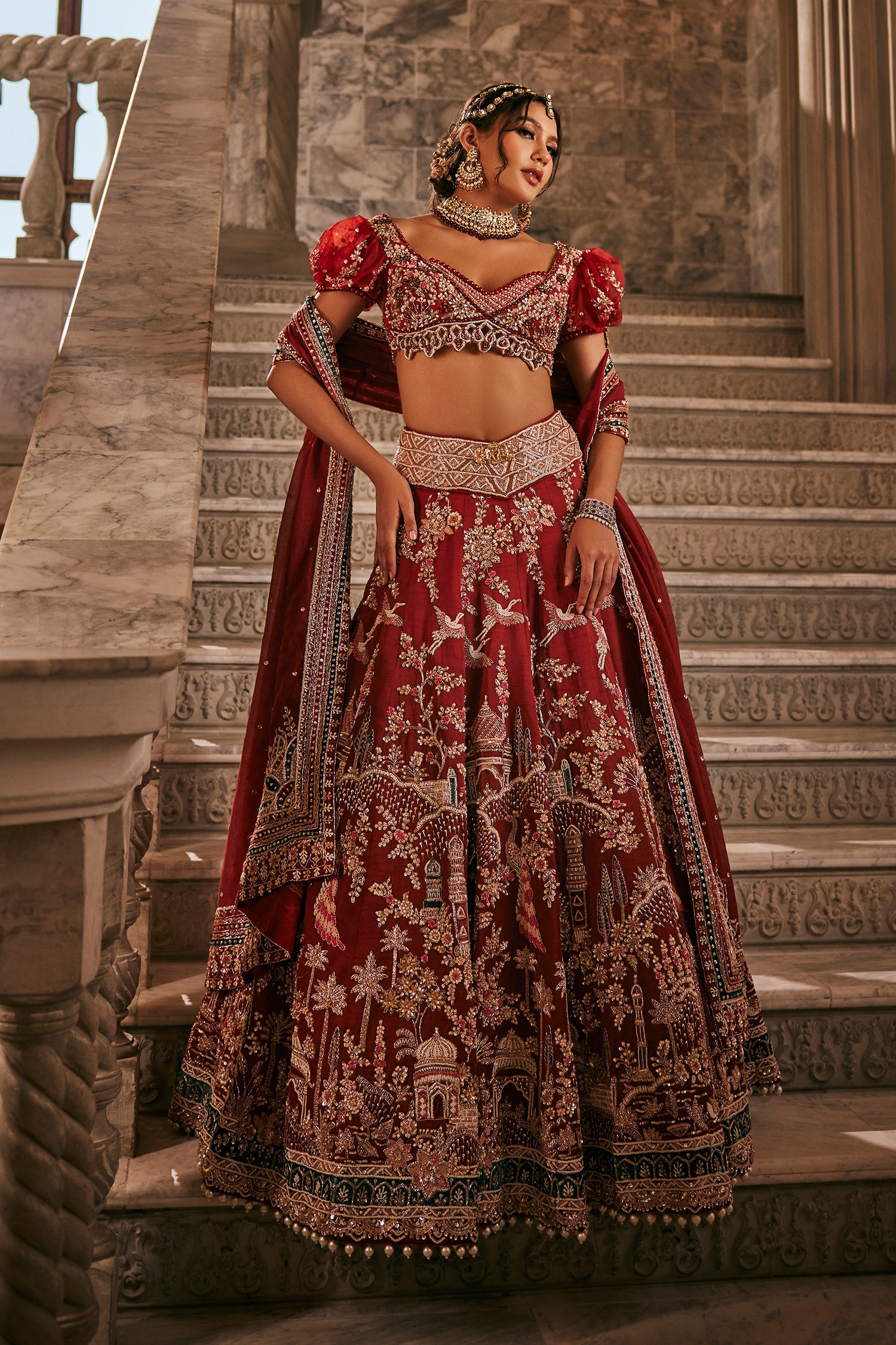 Anant Pichwai Saga Lehenga Set