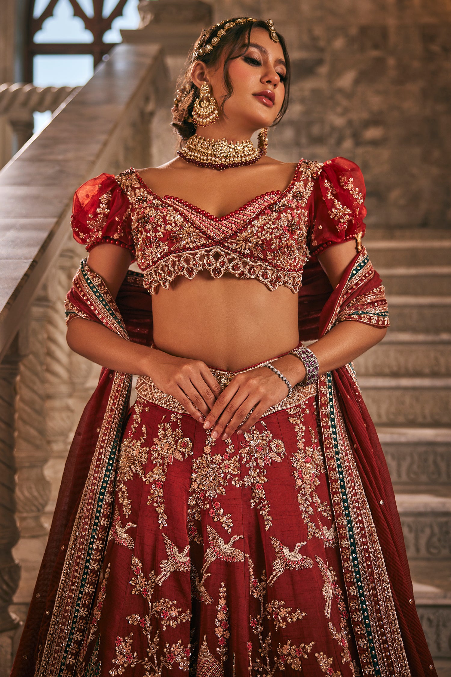Anant Pichwai Saga Lehenga Set