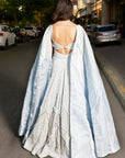 Ice Blue lehenga set