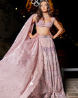 PInk lehenga Set