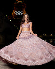 PInk lehenga Set