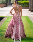 Victoria rose Pink Lehenga set