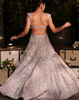 Shahi Shimmer Lehenga Set. 3 (Lehenga + Blouse + Dupatta)