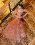 Hazel brew Brown lehenga Set