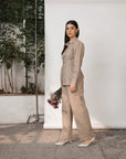 TAILORED PLEATED PANTS