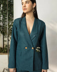 DOUBLE-BREASTED BLAZER