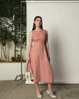 SLEEVELESS CUT-OUT DRESS
