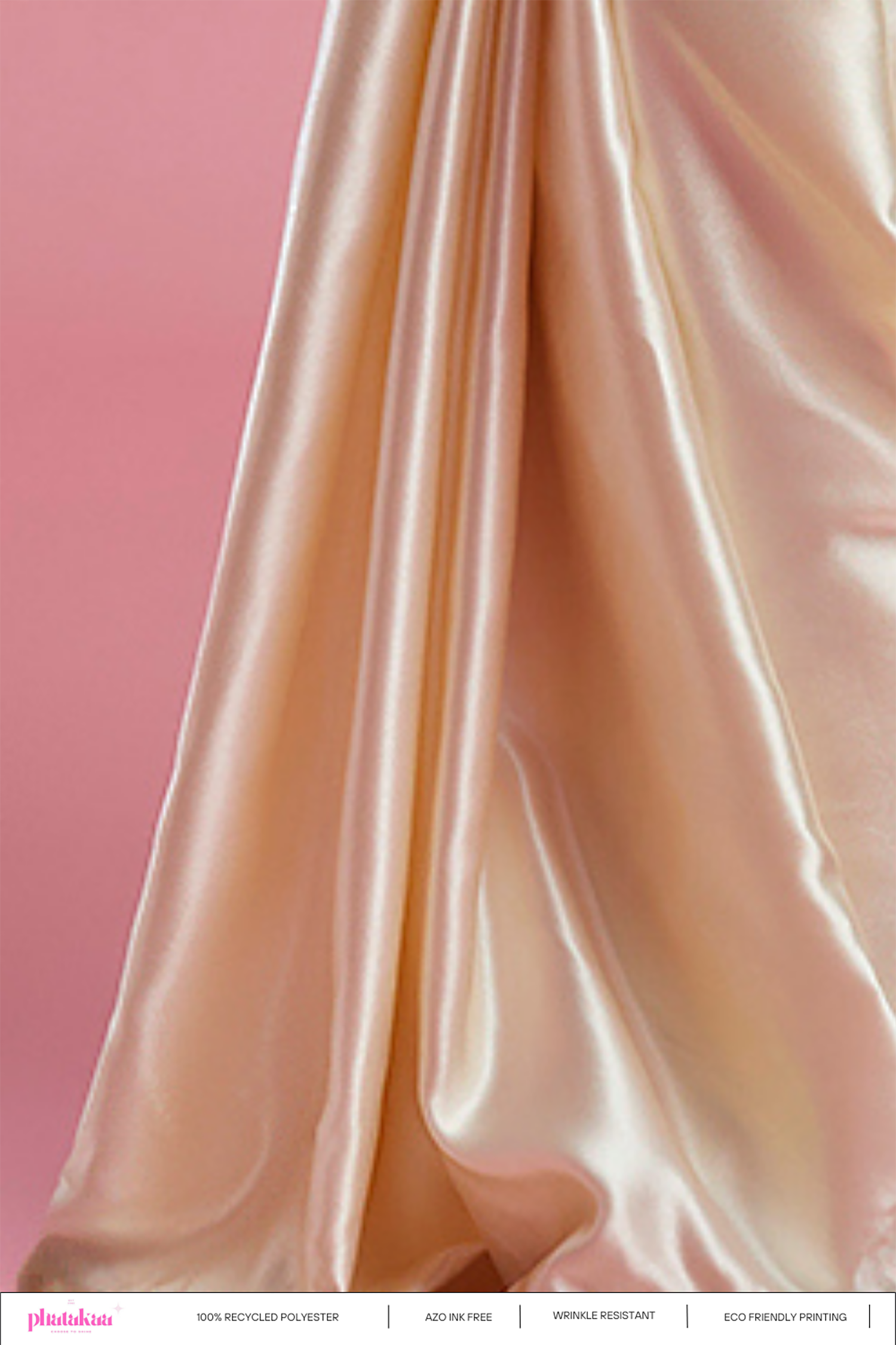 Ivory Satin Embroidered Saree Set