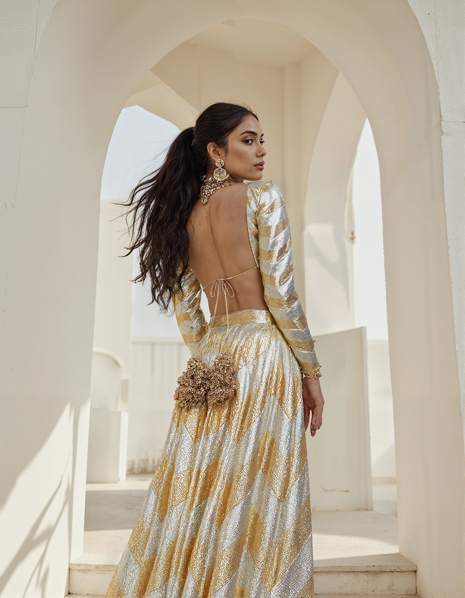 Shanaya Gota Lehenga Set