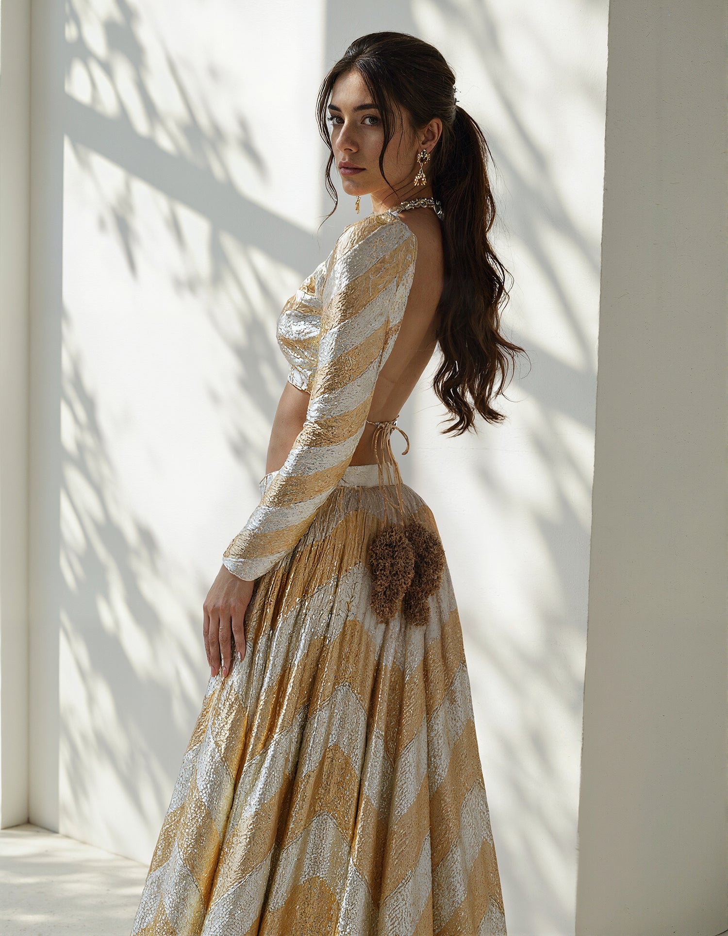 Shanaya Gota Lehenga Set