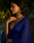 Moonlit Desire Saree